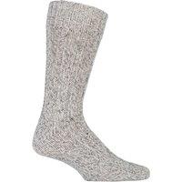 SOCKSHOP Workforce Men's 1 Pair Wool Rich Heavy Walking Boot Socks in Grey | Size: 6-11