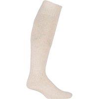 SOCKSHOP Workforce Men's 1 Pair Wool Rich Protective Angling Socks in Cream | Size: 6-11