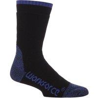 SOCKSHOP Workforce Men's 1 Pair Steel Safety Socks in Black | Size: 7-11