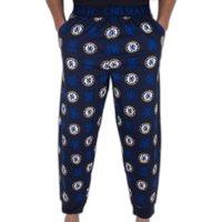 Chelsea FC Men's Adults Lounge Pants Pyjama Bottoms in Navy | Size: 2XL