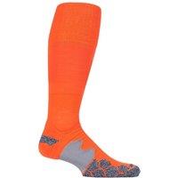 SOCKSHOP of London Men's 1 Pair Made in the UK Cushioned Foot Technical Football Socks in Orange | Size: 6-11