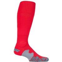 SOCKSHOP of London Men's 1 Pair Made in the UK Cushioned Foot Technical Football Socks in Red | Size: 6-11