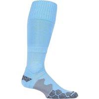 SOCKSHOP of London Men's 1 Pair Made in the UK Cushioned Foot Technical Football Socks in Blue | Size: 6-11