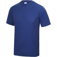 AWDis Men's Just Cool Performance Plain T-Shirt in Blue | Size: 3XL