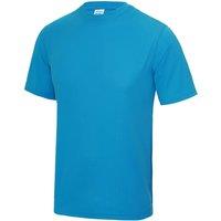 AWDis Men's Just Cool Performance Plain T-Shirt in Blue | Size: 3XL