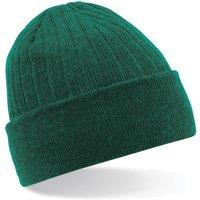 Beechfield Men's Thinsulate Thermal Winter Ski Beanie Hat in Bottle Green