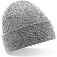 Beechfield Men's Thinsulate Thermal Winter Ski Beanie Hat in Grey