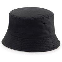 Beechfield Men's Classic Reversible Bucket Hat in Black | Size: S/M
