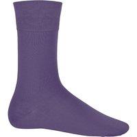 Kariban Men's Cotton City Casual Cotton Rich Socks in Purple | Size: 7-9