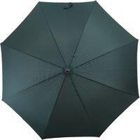 Kimood Men's Automatic Open Wooden Handle Walking Umbrella in Bottle Green
