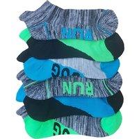 Britwear Men's Set Of 6 Trainer Socks with Cushion Heal Toe Sport | Size: 12-3.5