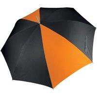 Kimood Men's Auto Opening Golf Umbrella in Jet Black