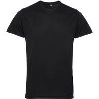 TriDri Men's Tri Dri Short Sleeve Lightweight Fitness T-Shirt in Black | Size: Small
