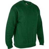 Himalayan Men's Premium Cotton Crew Neck Sweatshirts in Green | Size: XL
