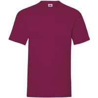 Fruit of the Loom Men's Valueweight Short Sleeve T-Shirt in Burgundy | Size: XL