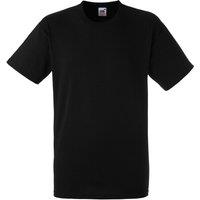 Fruit of the Loom Men's Heavy Weight Belcoro Cotton Short Sleeve T-Shirt in Black | Size: XL