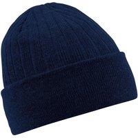 Beechfield Men's Thinsulate Thermal Winter Ski Beanie Hat in Navy