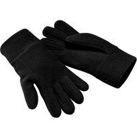 Beechfield Men's Suprafleece Anti-Pilling Alpine Winter Gloves in Black | Size: Small