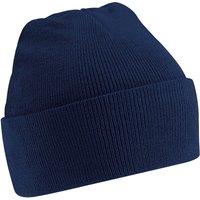 Beechfield Men's Soft Feel Knitted Winter Hat in Navy