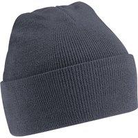 Beechfield Men's Soft Feel Knitted Winter Hat in Mid Grey