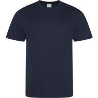 AWDis Men's Just Cool Performance Plain T-Shirt in Navy | Size: 3XL
