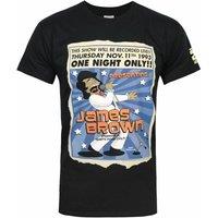 The Simpsons Men's James Brown Short Sleeved T-Shirt | Black | Size: Small