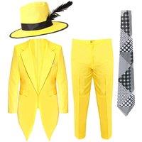 I Love Fancy Dress Men's Yellow Suit | Size: XL