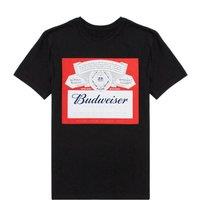 Budweiser Men's Short Sleeved T-Shirt | Black | Official Merch | Size: Small