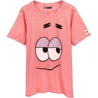 SpongeBob SquarePants Men's Patrick Short Sleeved T-Shirt | Pink | Size: XL