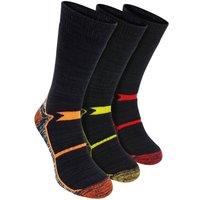Sock Snob Men's Thermal Ultimate Cotton Rich Work Socks in Jet Black | Size: 6-11