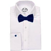 XPOSED Men's Luxurious Velvet Bow Tie Set For Formal Occasions in Navy