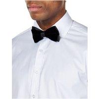 XPOSED Men's Luxury Satin Velvet Bow Tie Set For Elegant Occasions in Black