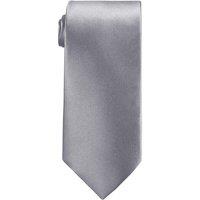 Neel Blue Skinny Men's Neck Tie, Soft Polyester Slim Ties for Formal Wear - 5cm in Silver