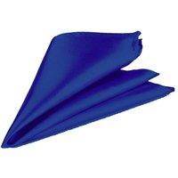 Neel Blue Men's Pocket Square - Square Satin Handkerchief in Royal