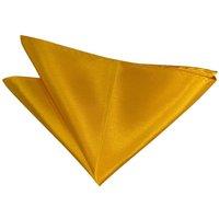 Neel Blue Men's Pocket Square - Square Satin Handkerchief in Gold