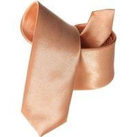 Neel Blue Skinny Men's Neck Tie, Soft Polyester Slim Ties for Formal Wear - 5cm in Cream