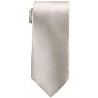 Neel Blue Skinny Men's Neck Tie, Soft Polyester Slim Ties for Formal Wear - 5cm in Ivory