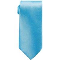 Neel Blue Skinny Men's Neck Tie, Soft Polyester Slim Ties for Formal Wear - 5cm in Aqua