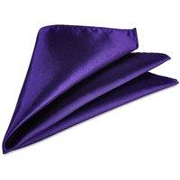 Neel Blue Men's Pocket Square - Square Satin Handkerchief in Violet