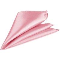 Neel Blue Men's Pocket Square - Square Satin Handkerchief in Rose