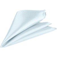 Neel Blue Men's Pocket Square - Square Satin Handkerchief in Light Blue