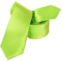 Neel Blue Skinny Men's Neck Tie, Soft Polyester Slim Ties for Formal Wear - 5cm in Lime