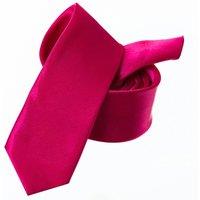 Neel Blue Skinny Men's Neck Tie, Soft Polyester Slim Ties for Formal Wear - 5cm in Dark Pink