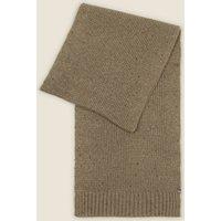 Larsson & Co Men's Mikelli - Nep Wool Blend Boxed Scarf in Stone