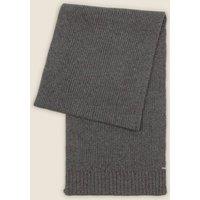 Larsson & Co Men's Virrat - Nep Wool Blend Boxed Scarf in Grey