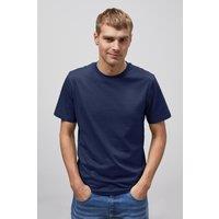 Enorsia Men's Classic Crew Neck Short Sleeve T-Shirt in Navy | Size: XL