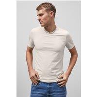 Enorsia Men's V-Neck T-Shirt in Grey | Size: 2XL