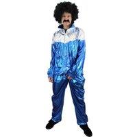 I Love Fancy Dress Men's 80s Scousers Shell Suit Costume | Size: 2XL