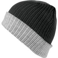 Result Men's Winter Essentials Double Layer Knitted Hat in Black