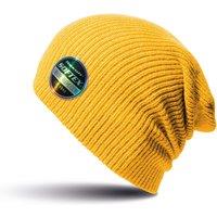 Result Men's Winter Essentials Core Softex Beanie Hat in Bright Yellow